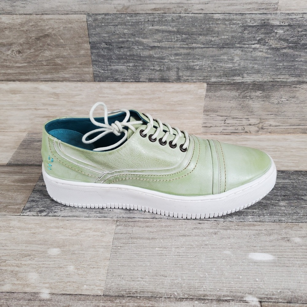 Roan by Bed Stu Ariza Womens Shoes Sz 8 Athletic Pistachio Epica Leather Sneaker